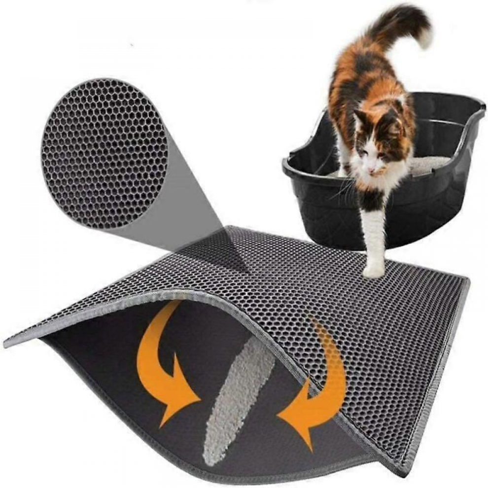 Cat Litter Mat Cat Litter Mat, Cat Litter Box, Honeycomb Cat Litter Mat, Waterproof Double Layer Honeycomb Cat Litter Mat - 3 SZRH