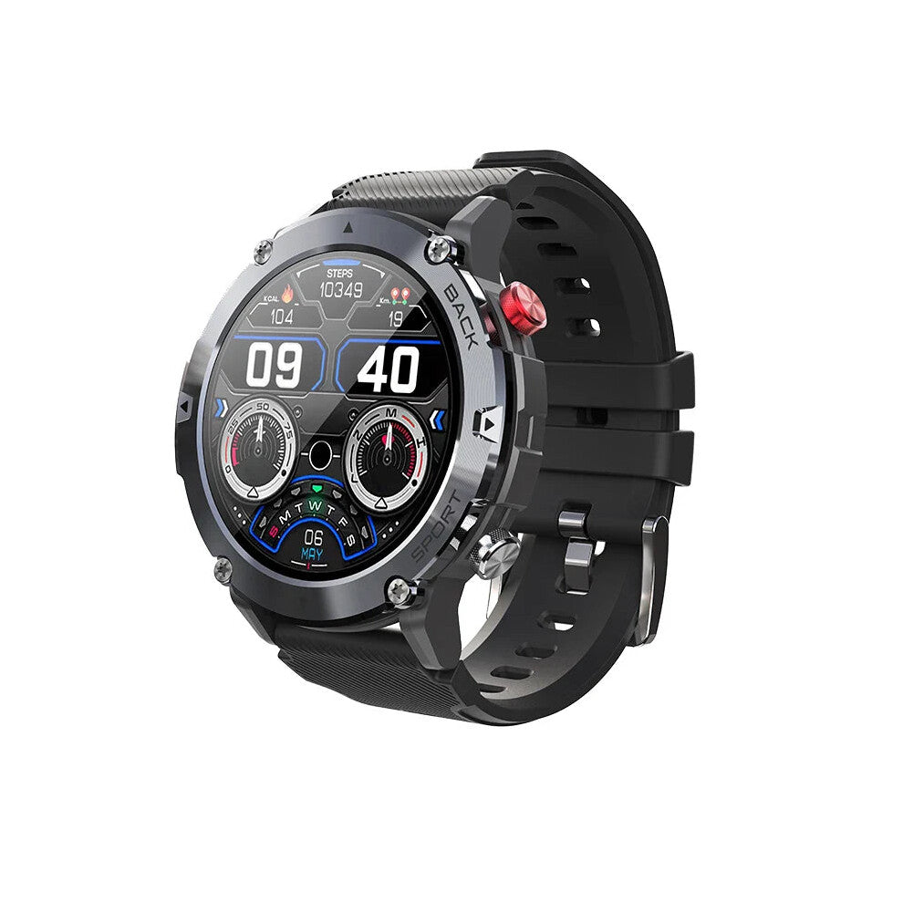 Smart Watch Military C21 Bluetooth Fitness Tracker for Men (Black)