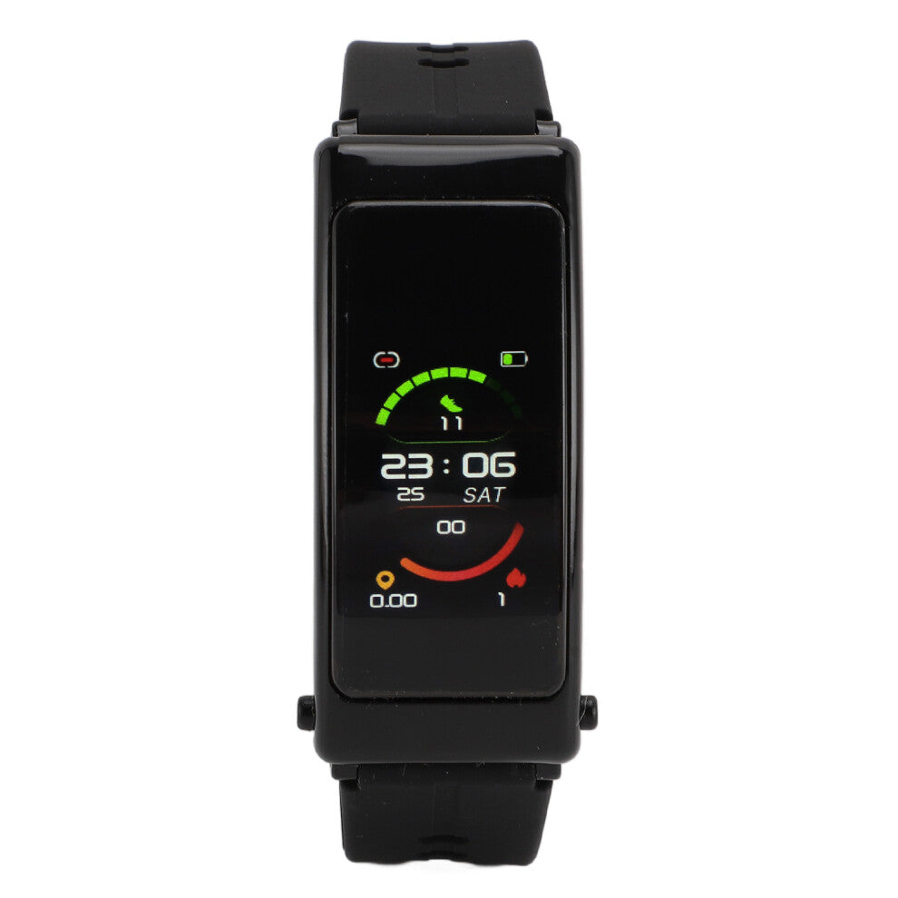 K13 Fitness Tracker Watch with Bluetooth Earphones, 1.14" AMOLED, NFC, Sleep & Health Monitoring