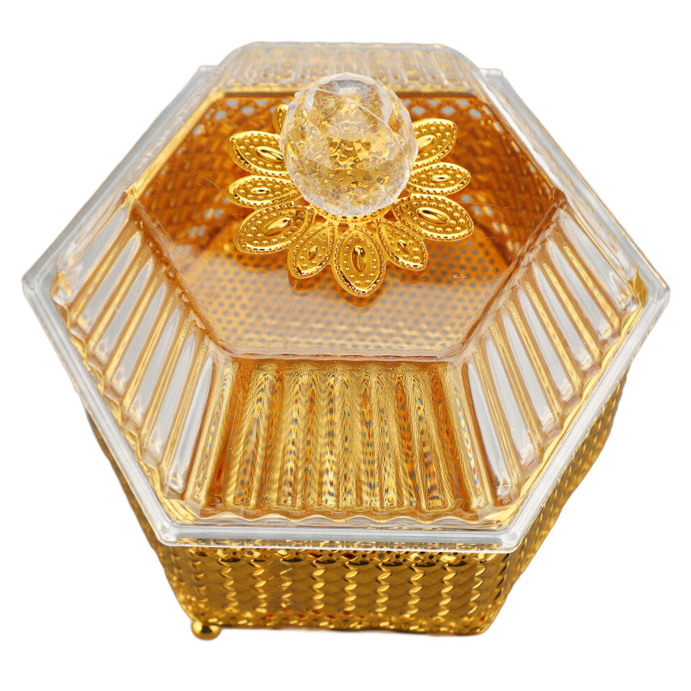 Retro Metal Acrylic Candy Jar with Lid 500ml for Party Banquet