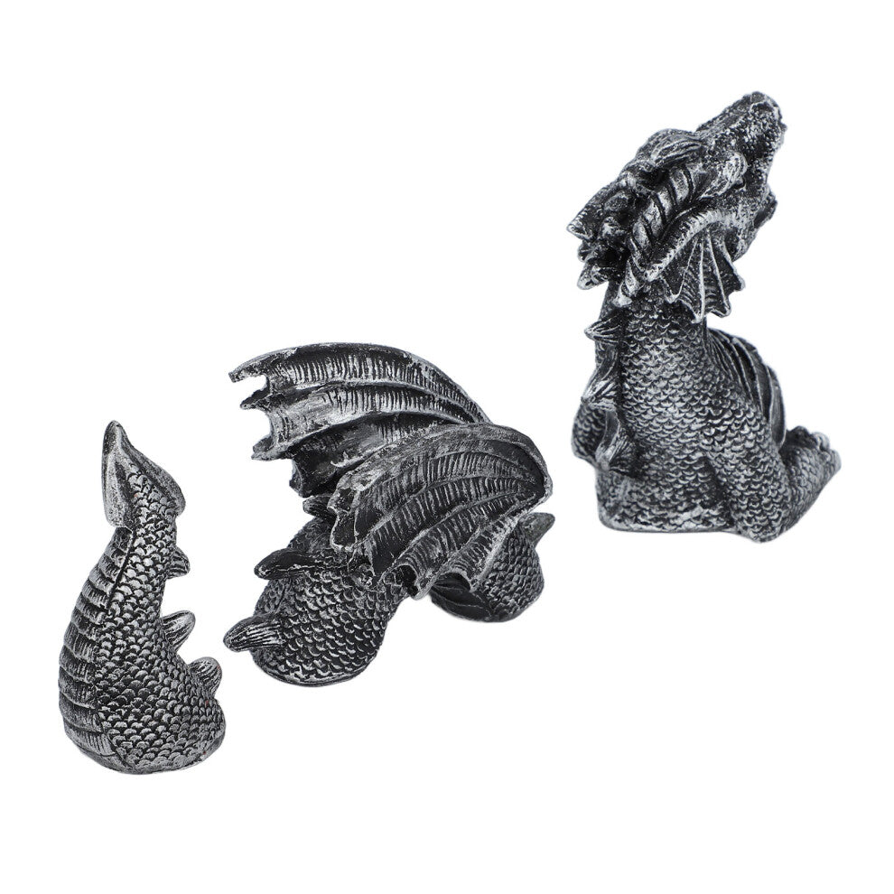 Lifelike Waterproof Resin Dragon Statue for Desk, Garden & Fish Tank
