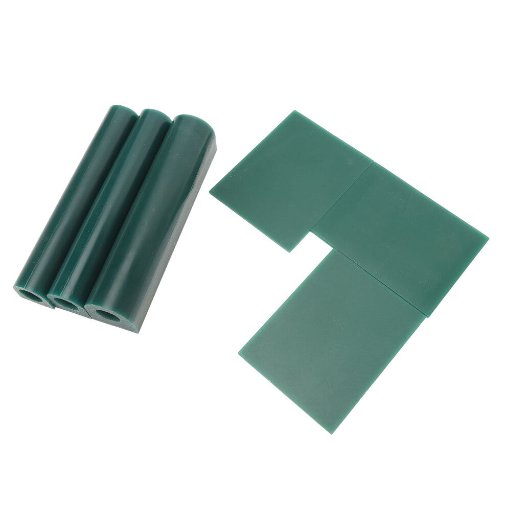 6PCS Jewelry Carving Wax Set – Green, Sheets & Tubes, Hard Casting