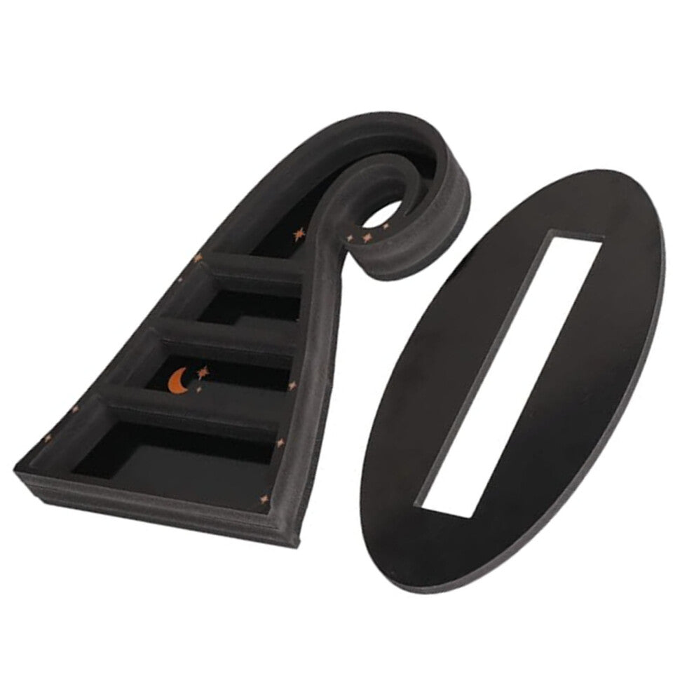 Witch Hat PVC Display Shelf for Crystal Storage, 38x26cm