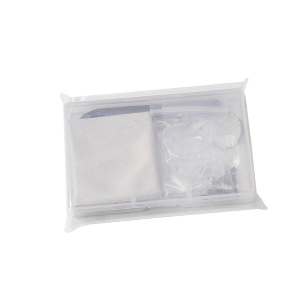 Glasses Nose Pad Replacement Set with Multifunctional Screwdriver Eyewear Repair Tool Kit for Comfort and Durability