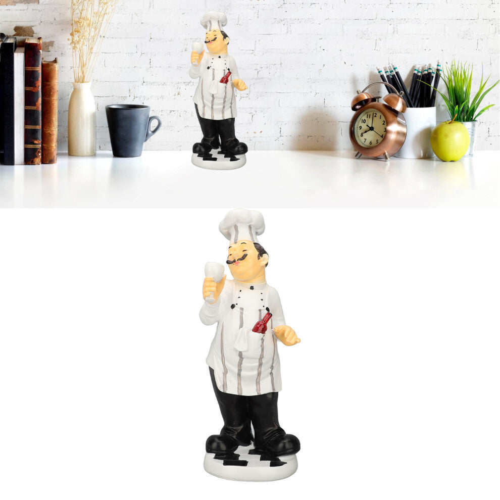Charming French Chef Desktop Figurine: A Stylish Gift for Any Occasion