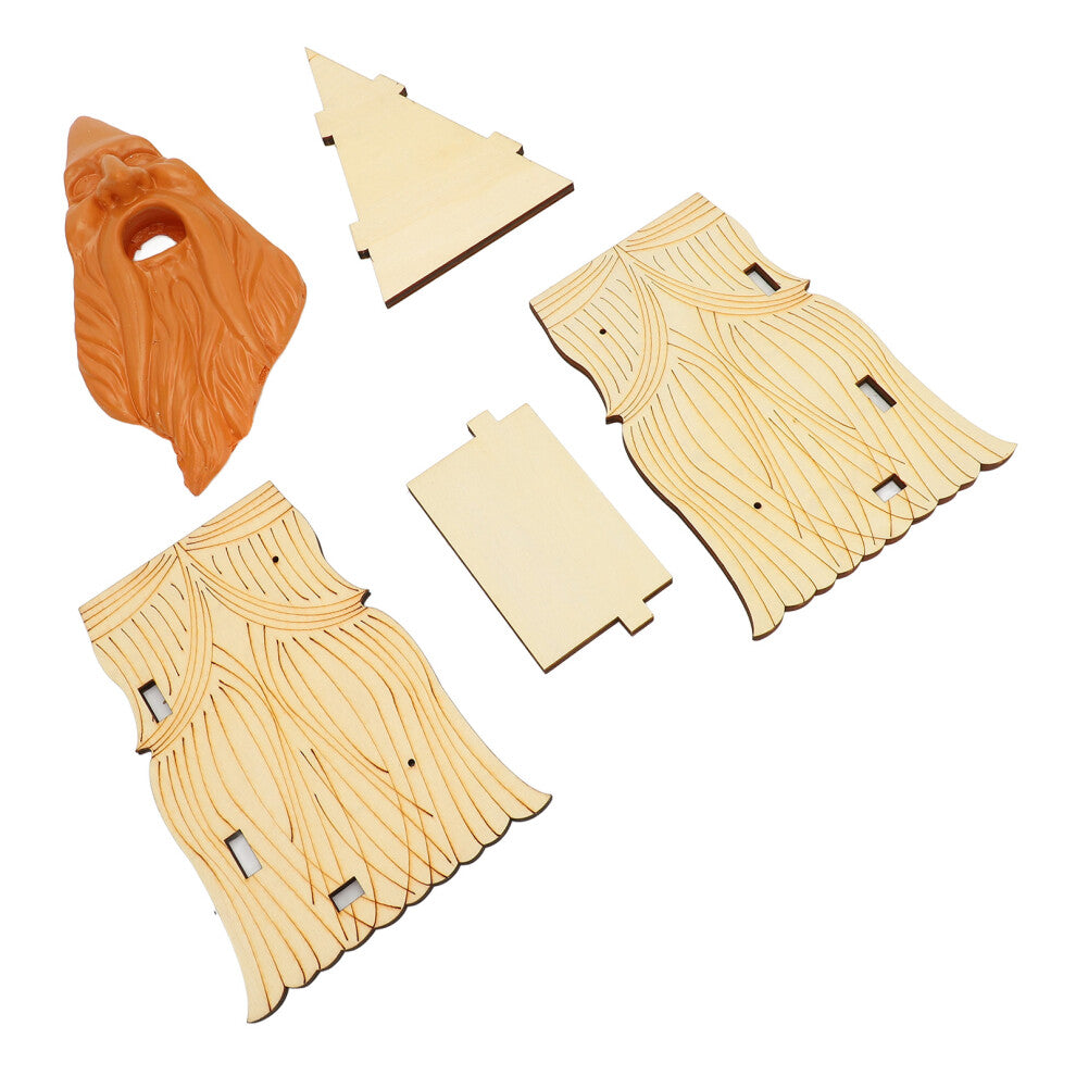 Hanging Latex Bird House with Old Man Face, 20x11x11cm Outdoor Decor