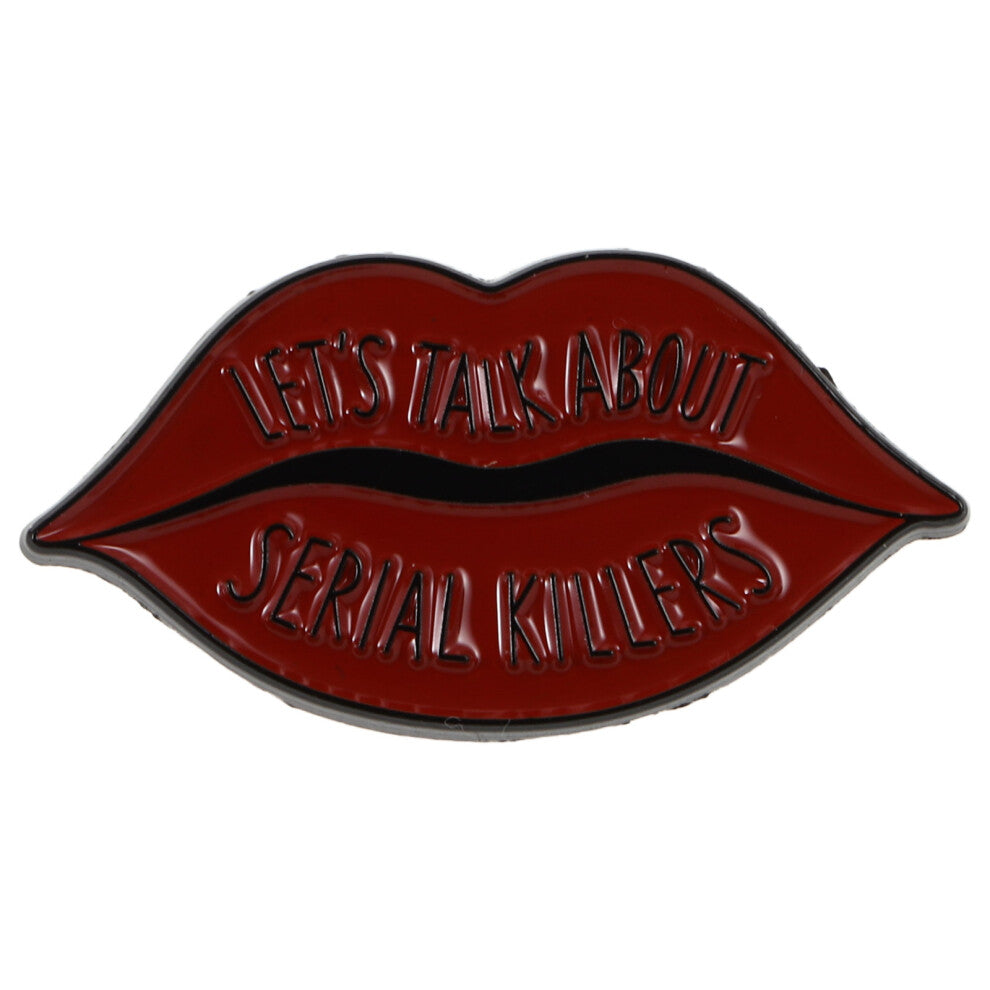 Brooch Decoration Red Lip Lapel Pin Scarves Decorative Woman