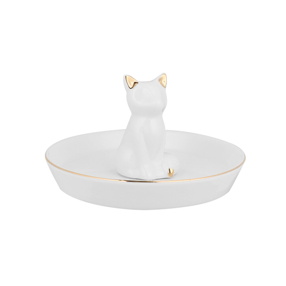 2 Pcs Jewllery Stand Ceramic Jewellery Dish Rings Tray For Jewelry