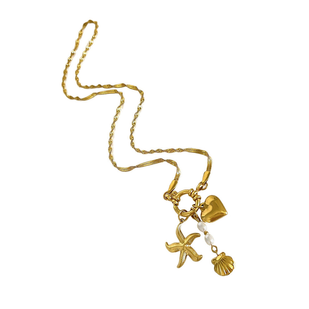 Pendant Necklace Chain Trendy Jewelry Youthful Women Accessories