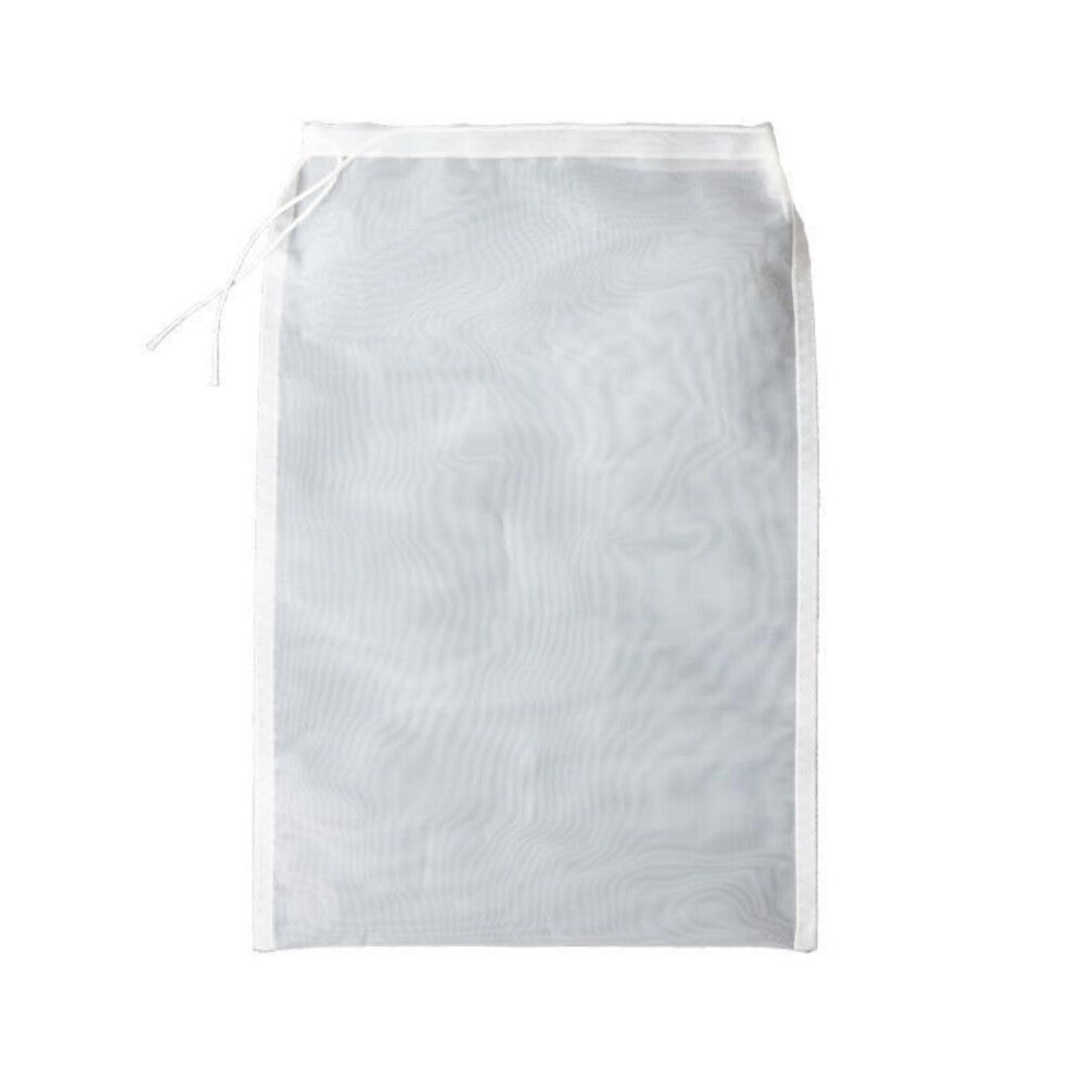 Filter Bag 100-Mesh Reusable Drawstring Food Grade For Nut Milk Juice Cold Brew Home Brewing S Size