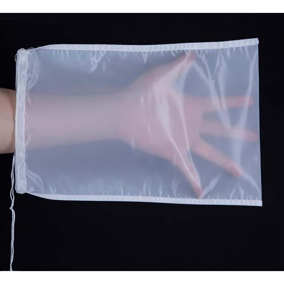 48 Micron Food Grade Nylon Mesh Filter Bag 15x20cm Reusable Tea Juice Nut Milk Strainer 250 Mesh 5 Pcs
