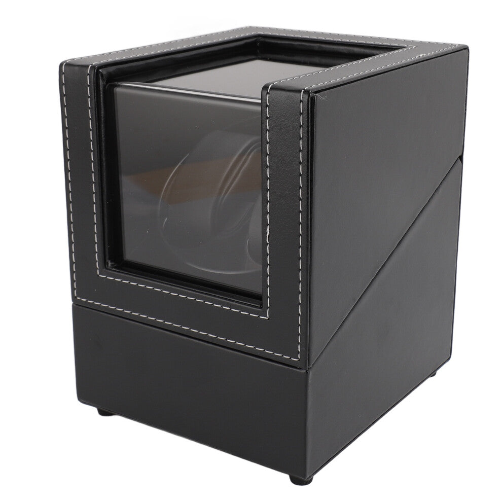 Double Watch Winder Box USB DC Quiet Motor for Automatic Watches 100‑240V