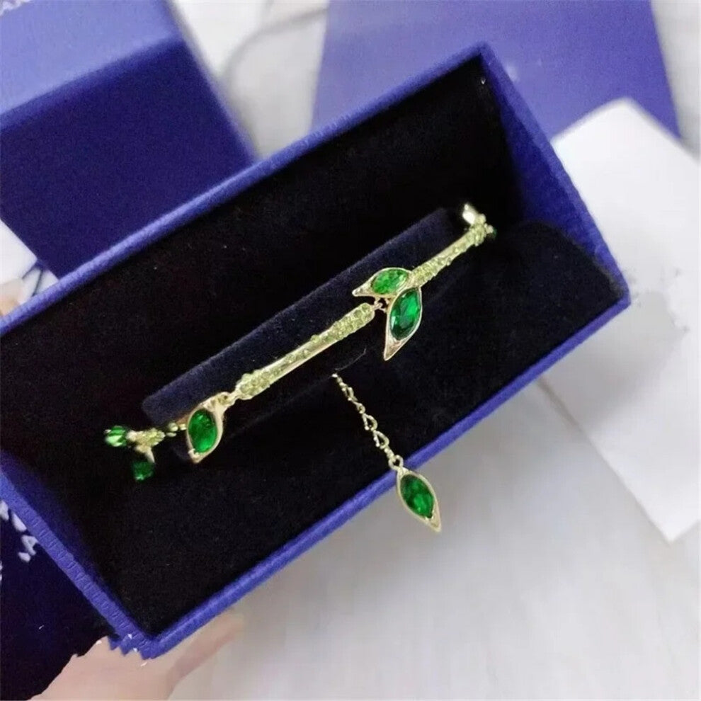 (Bracelet1) Original Bamboo 2025 NEW Luxury Fashion Fine Jewelry Set for Women Bamboo Necklace Earrings Bracelet Ring Party Accessories