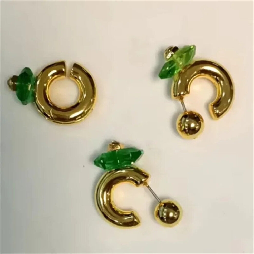 (light brown) Original Bamboo 2025 NEW Luxury Fashion Fine Jewelry Set for Women Bamboo Necklace Earrings Bracelet Ring Party Accessories