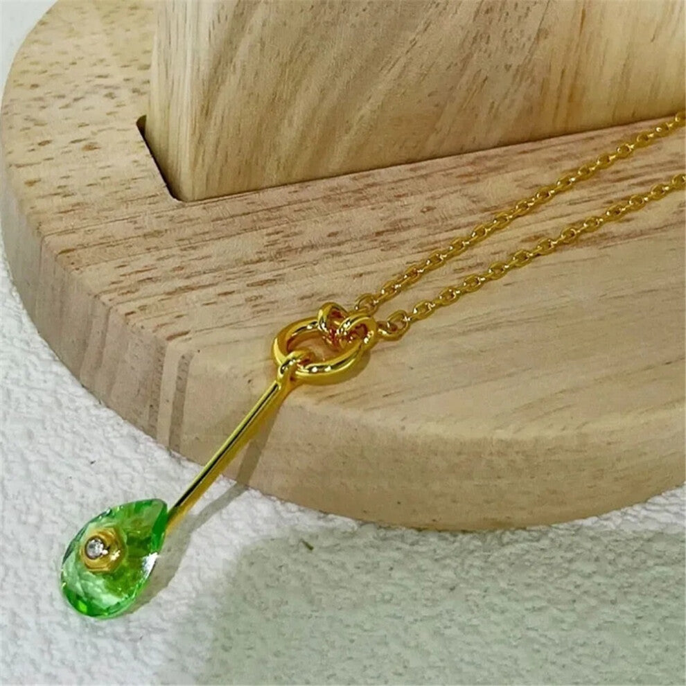 (Necklace7) Original Bamboo 2025 NEW Luxury Fashion Fine Jewelry Set for Women Bamboo Necklace Earrings Bracelet Ring Party Accessories