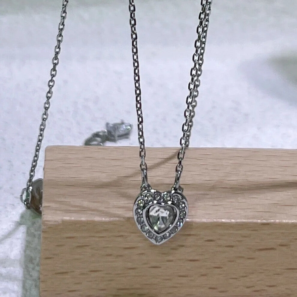 (Necklace1) Original 2025 New High Quality Fine Jewelry Set Charms Love Heart Necklace Earring Bracelet for Women Jewelry Free Shipping