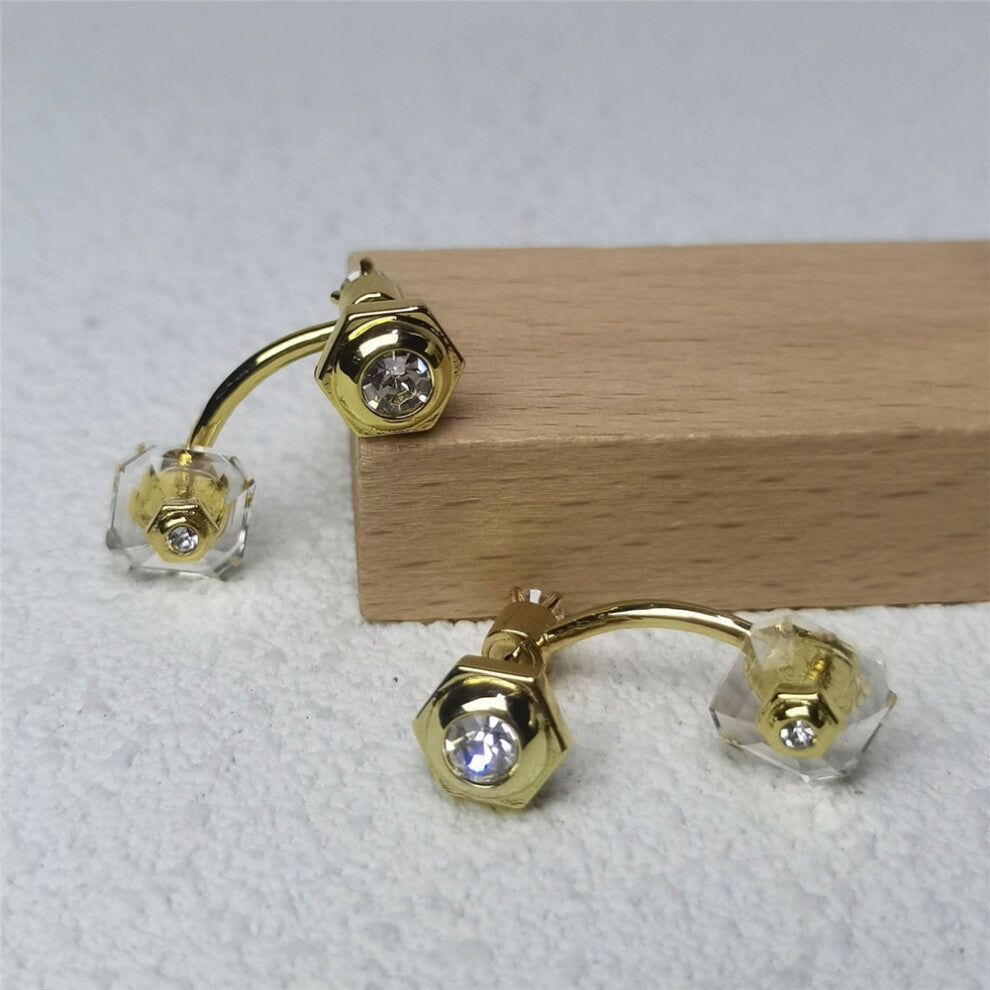 (E002) Original 2025 NEW Luxury Fashion Fine Jewelry Set for Women Black Crystal Necklace Earrings Bracelet Ring Party Accessories