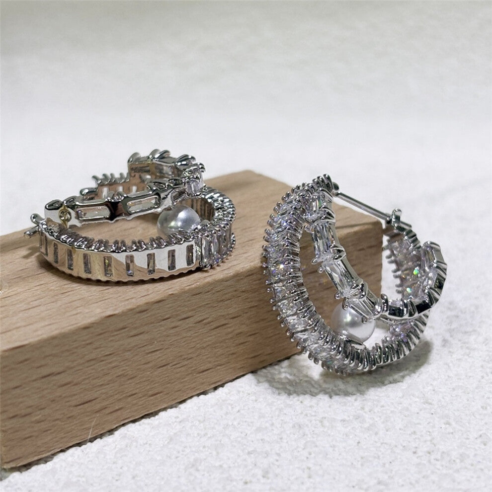 (E-3) Original 2025 Heart Necklace New High Quality Fine Jewelry Set Charms Love Pearl Necklace for Women Jewelry Romantic Jewelry