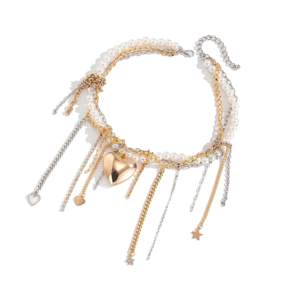 Jewelry Accessories Heart Pendant Necklace Party Wedding Jewelry