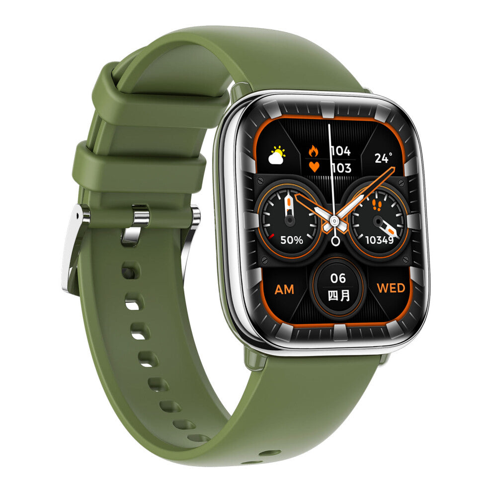 1.75 Inch Waterproof Fitness Tracker Watch with Call NFC Sleep Green