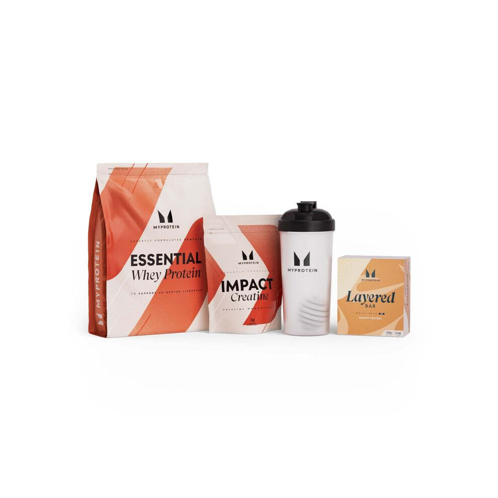 (Unflavoured & Peanut Pretzel) MYPROTEIN Essentials Protein Bundle for Muscle Building and Fitness - Healthcare Supplement Dietary