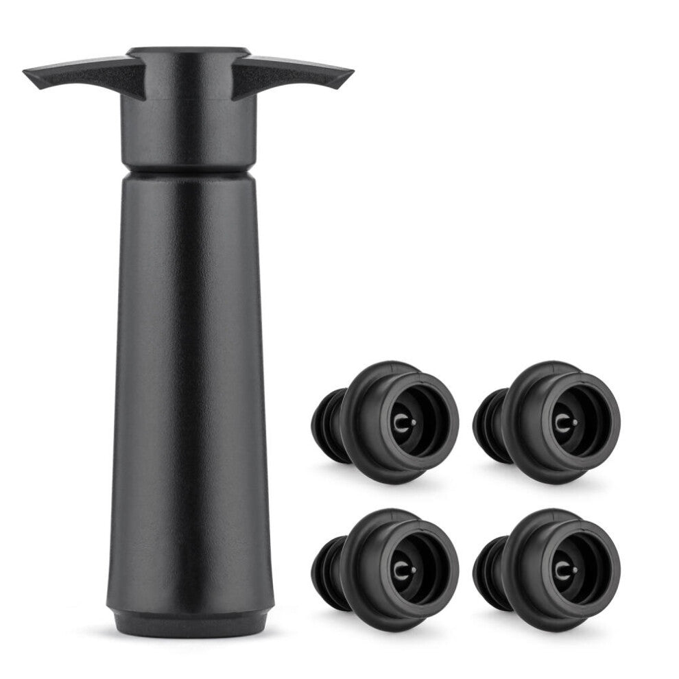 Wine Vacuum Stoppers with Wine Pump Universal Wine Preserver Reusable Bottle Sealer Wine Pump Wine Accessories