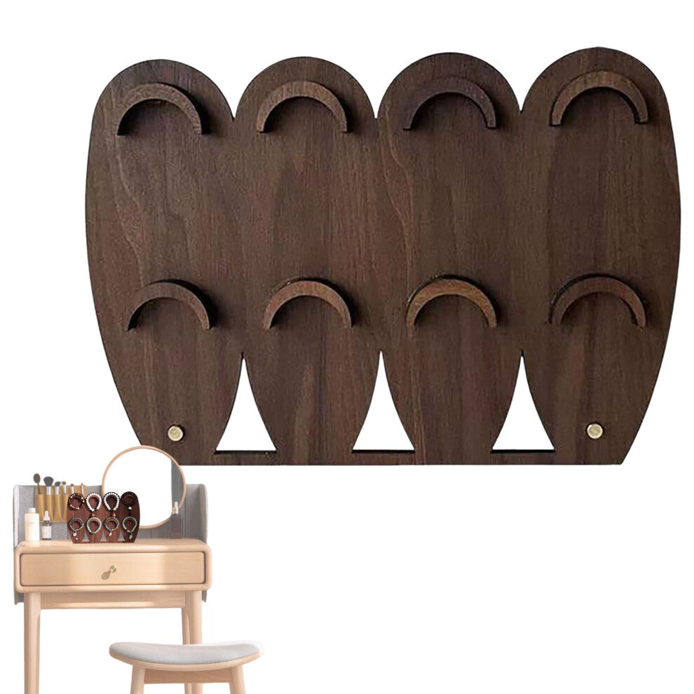 Arm Holder - Wooden Multi-Hole Watch Organizer, Rustic Jewellery Storage Rack for Home and Shops, Large Size