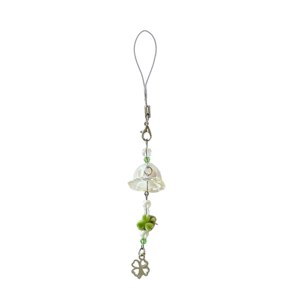 Four Leaf Clovers Phone Ornament Charming Acrylic Wind Chime