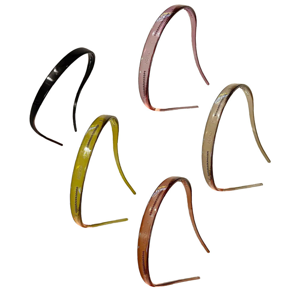 5Pcs Simple and Stylish Dental Comb Hair Hoops Fashionable