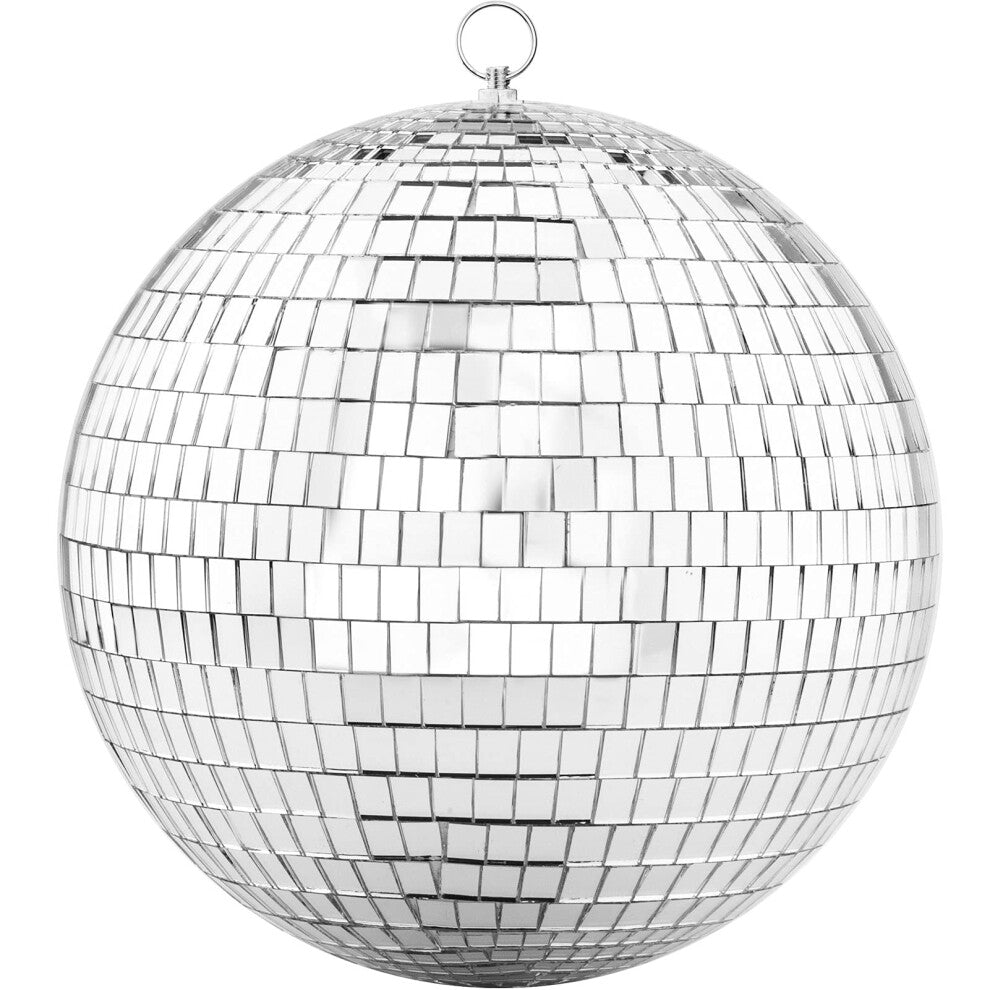 Updated, Mirror, Disco, Ball, Hanging, Ring, Silver, Glitter, Great, Party, Dj, Dance