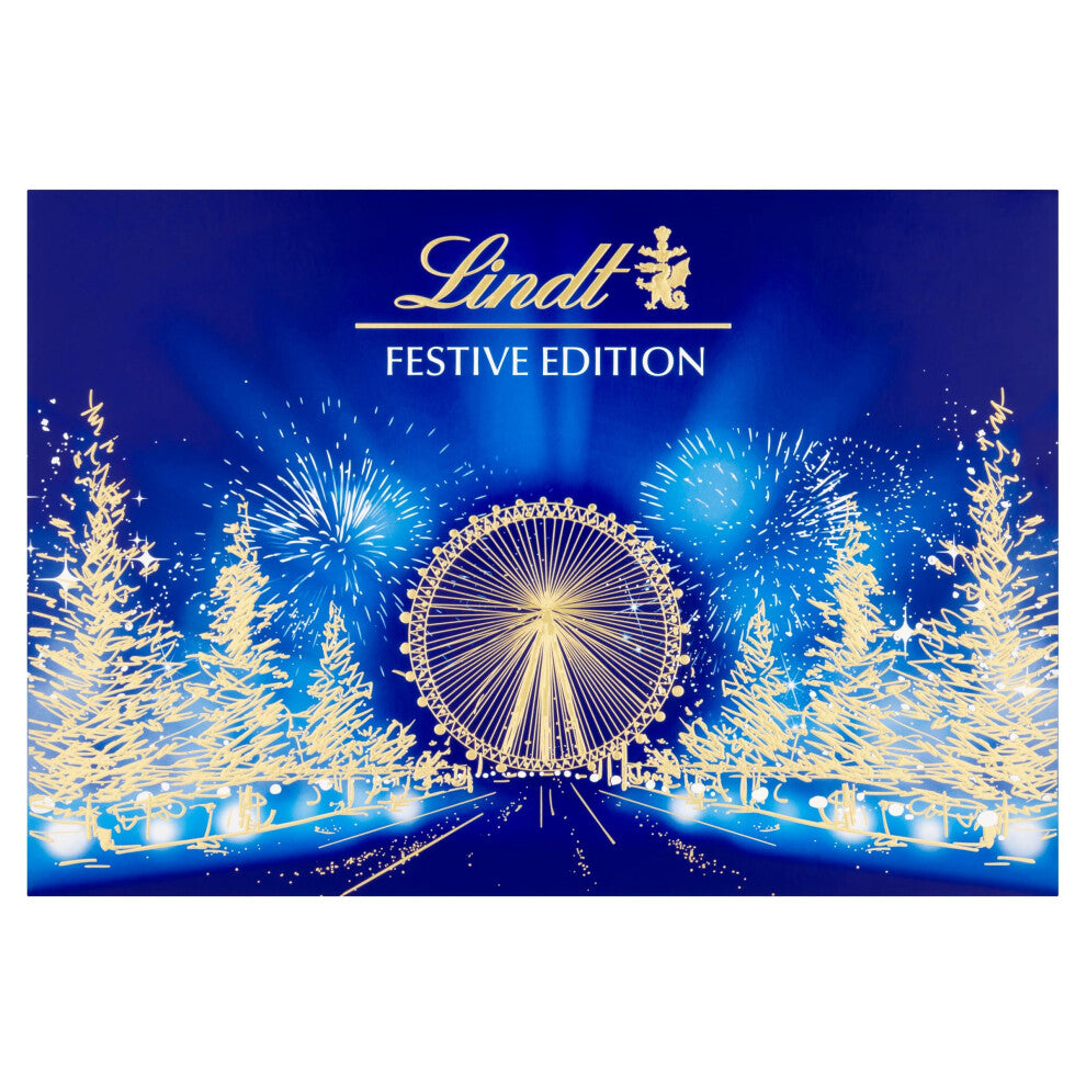 Lindt Festive Edition Christmas Sharing Box ' Large 690g ' Assorted Lindt Chocolates ' 2025 Sharing Gift for Adults & Kids