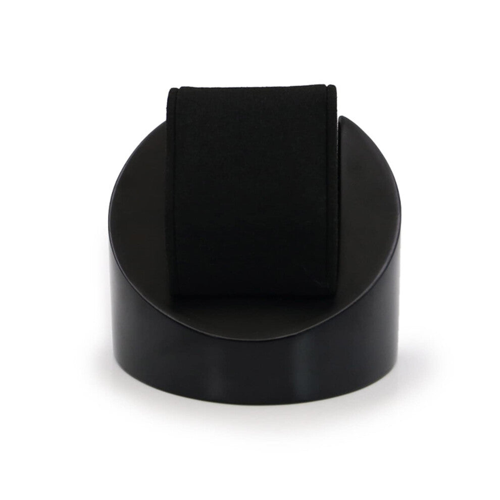 Watch Display Holder Stand for Men - Jewelry Organizer Rack for Watches and Bracelets, Wooden Storage Case, Black