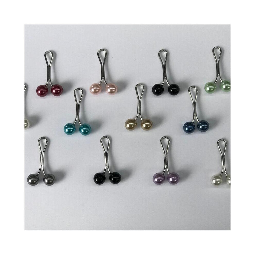 (Mixed Pack) Hijab grip pins Hijab sliders Chiffon Silk Jersey snag free pins pack of 12 accessories