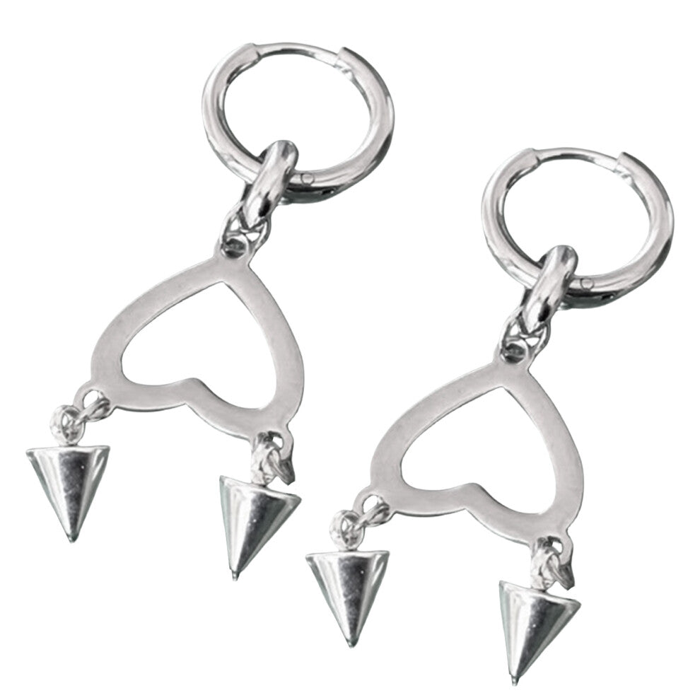 Fashion Pendant Earrings Heart Drop Earrings Suitable for