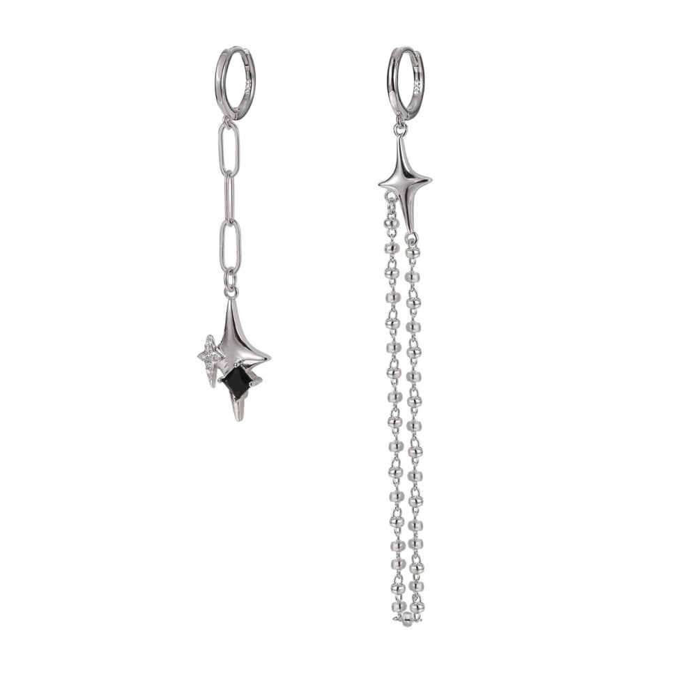 Modern Star Ear Cuffs Asymmetric Star Earrings Fashion Star