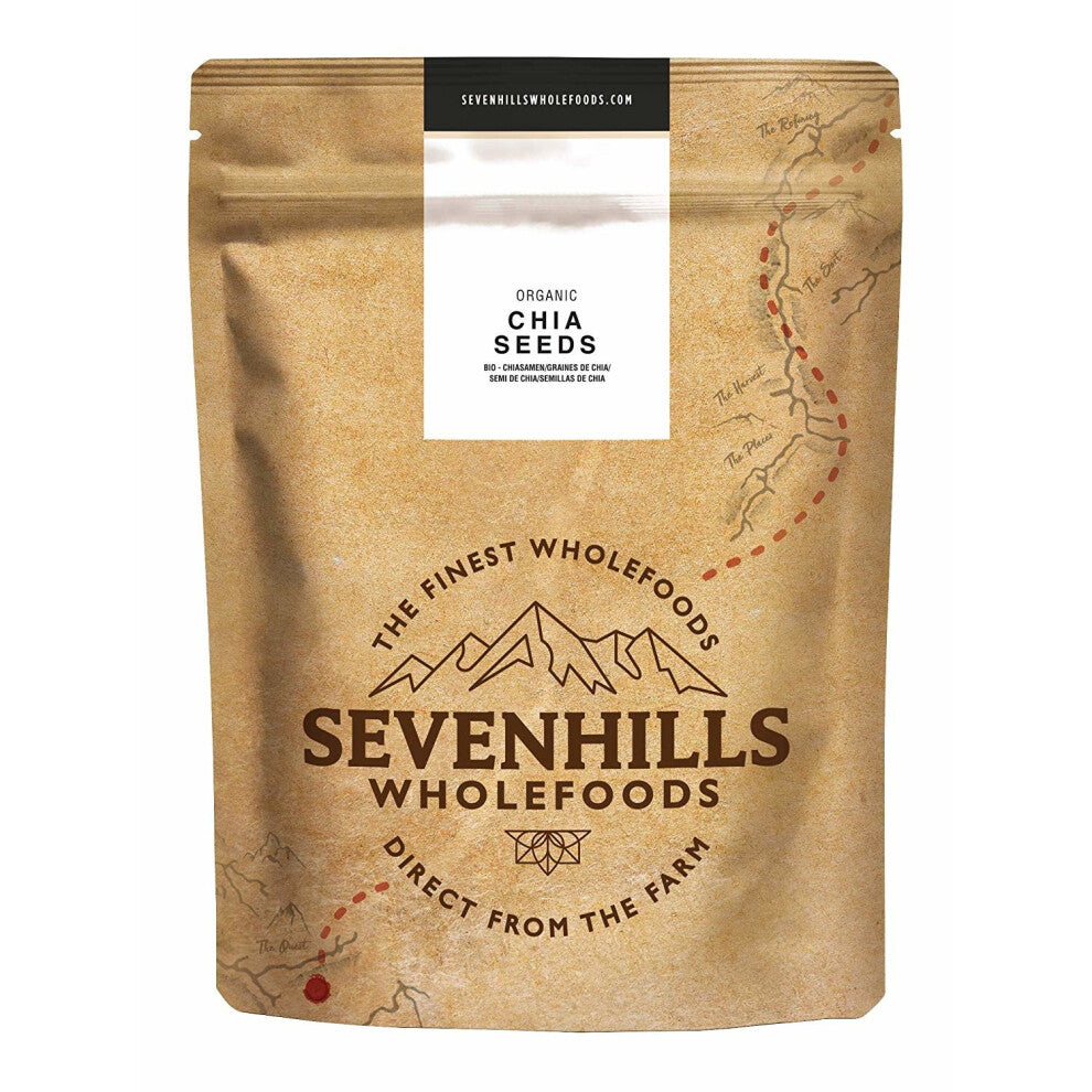 Sevenhills Wholefoods Organic Raw Chia Seeds 1kg