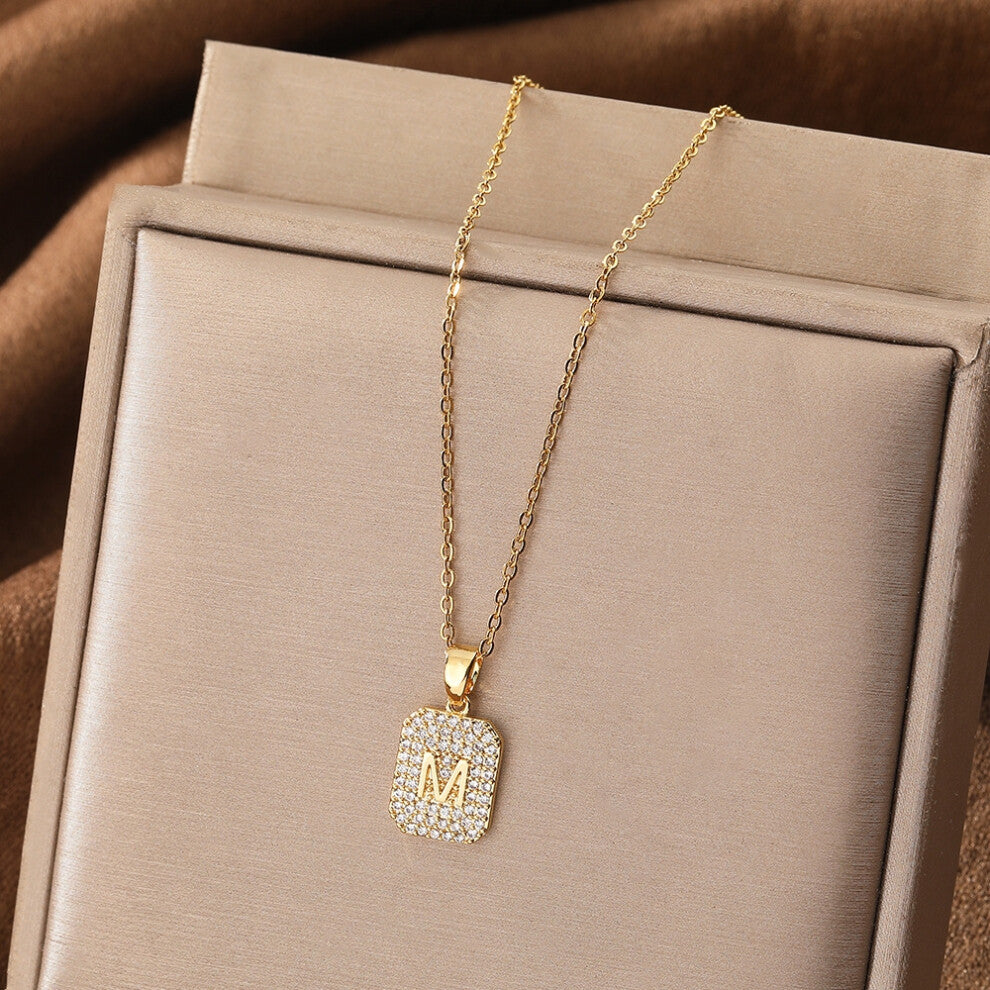 (Style 2) Elegant necklace, women's micro-inlaid zircon swan pendant necklace, niche design, light luxury style collarbone chain