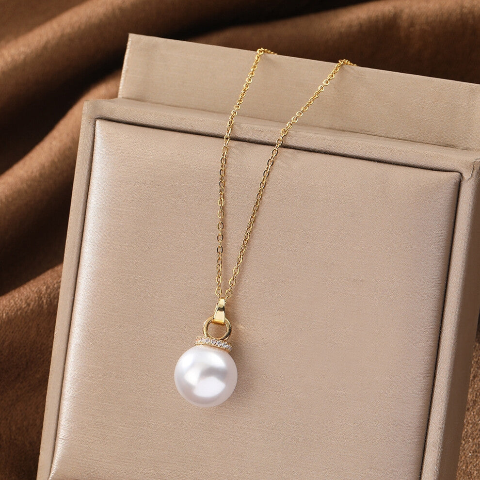 (Style 10) Elegant necklace, women's micro-inlaid zircon swan pendant necklace, niche design, light luxury style collarbone chain