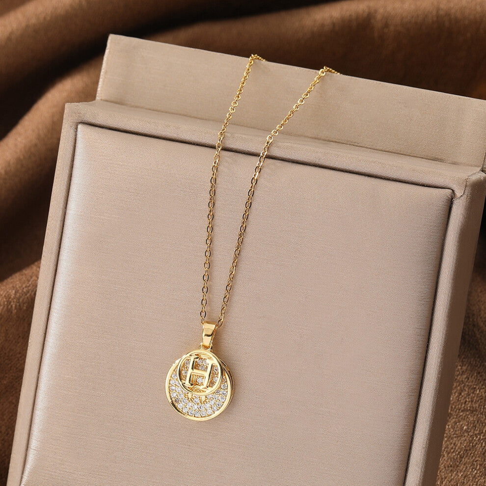 (Style 18) Elegant necklace, women's micro-inlaid zircon swan pendant necklace, niche design, light luxury style collarbone chain