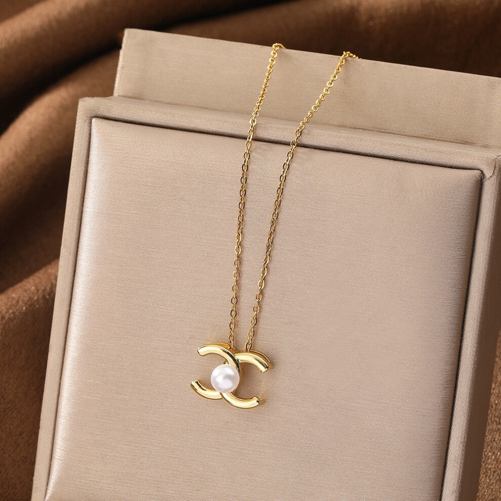 (Style 20) Elegant necklace, women's micro-inlaid zircon swan pendant necklace, niche design, light luxury style collarbone chain
