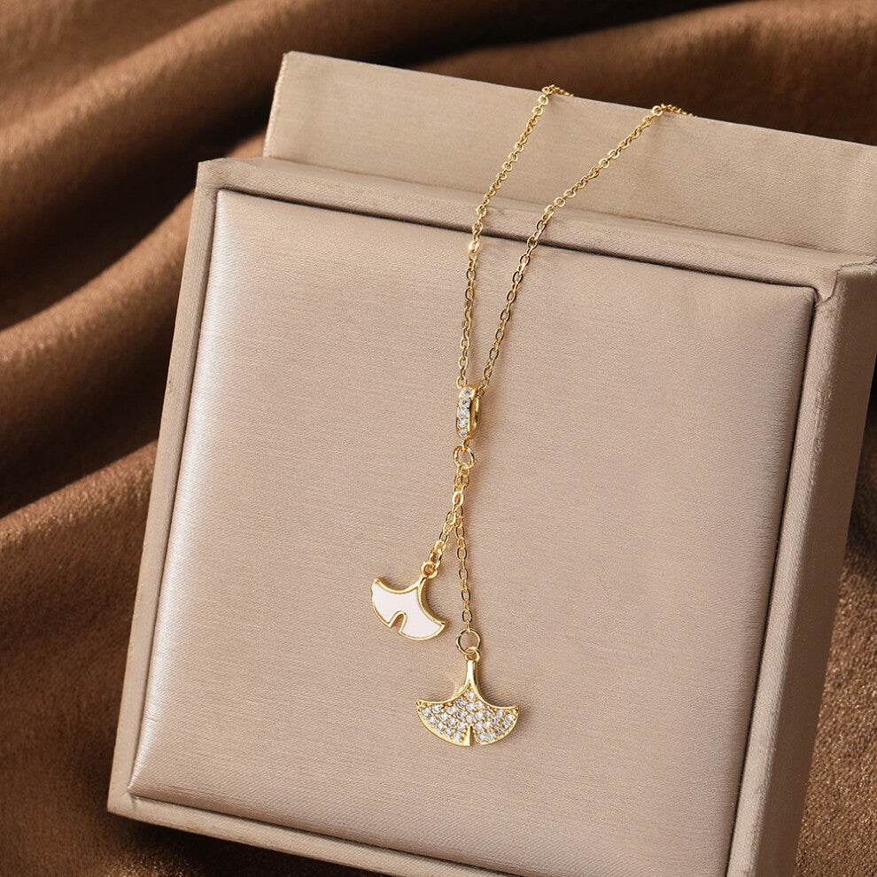 (Style 22) Elegant necklace, women's micro-inlaid zircon swan pendant necklace, niche design, light luxury style collarbone chain
