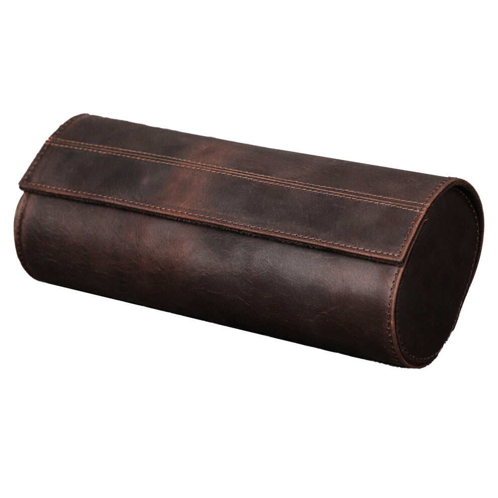 3 Slot Watch Container Leather Watches Protective Box Stylish