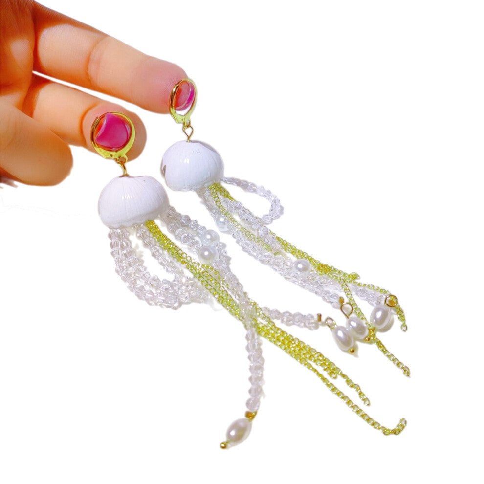 Unique Dangle Earrings Jellyfish Drop Earrings Suitable for