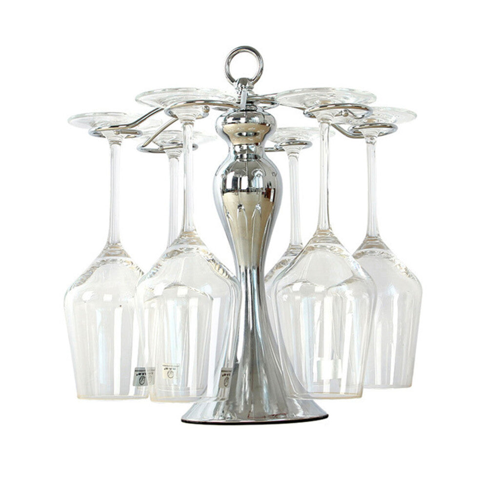 Tabletop Storage Rack Wine Cup Stand Metal Material Wine Cup