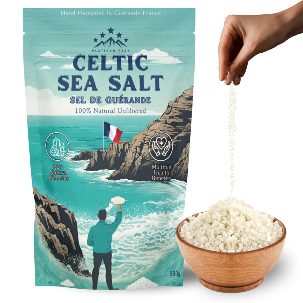 Celtic Sea Salt 500g 100% Organic Unfiltered
