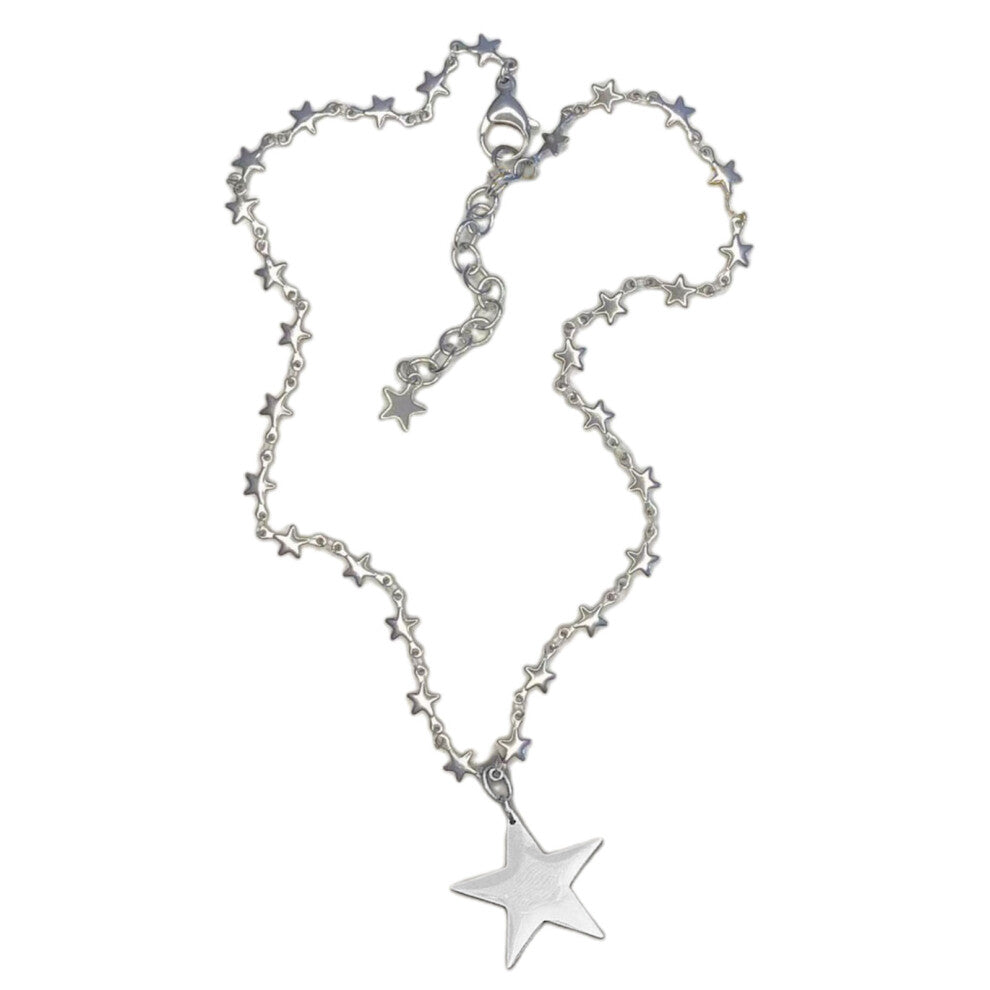 Elegant Star Charm Necklace Minimalist Choker Jewelry for