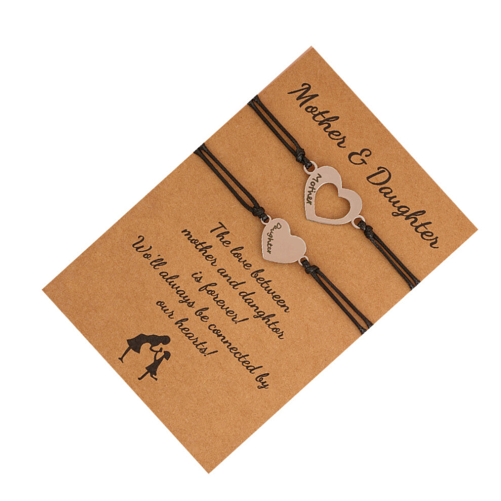 Woven Bracelet Thread Knitting Hand Chain Decor Mother'S Day Gifts