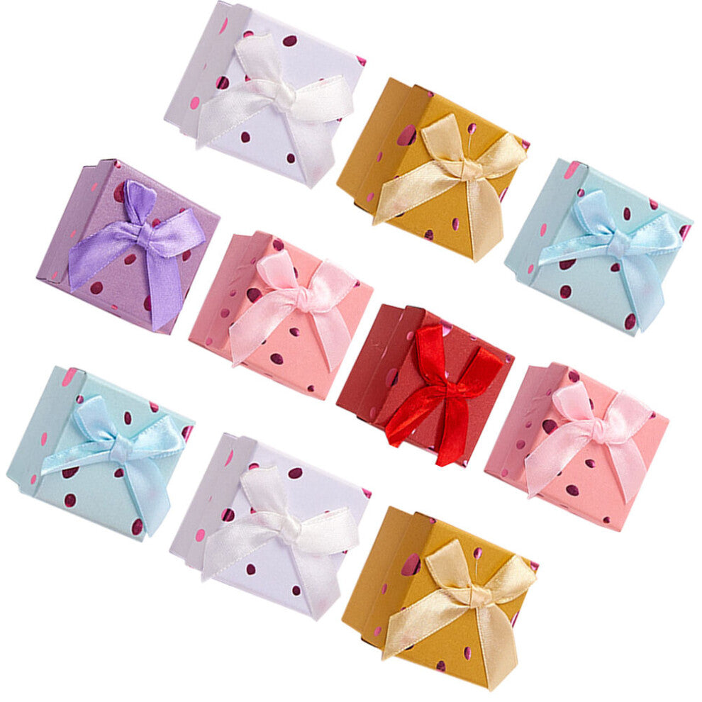 10pcs Bow Elegant Box Holders Delicate Boxes