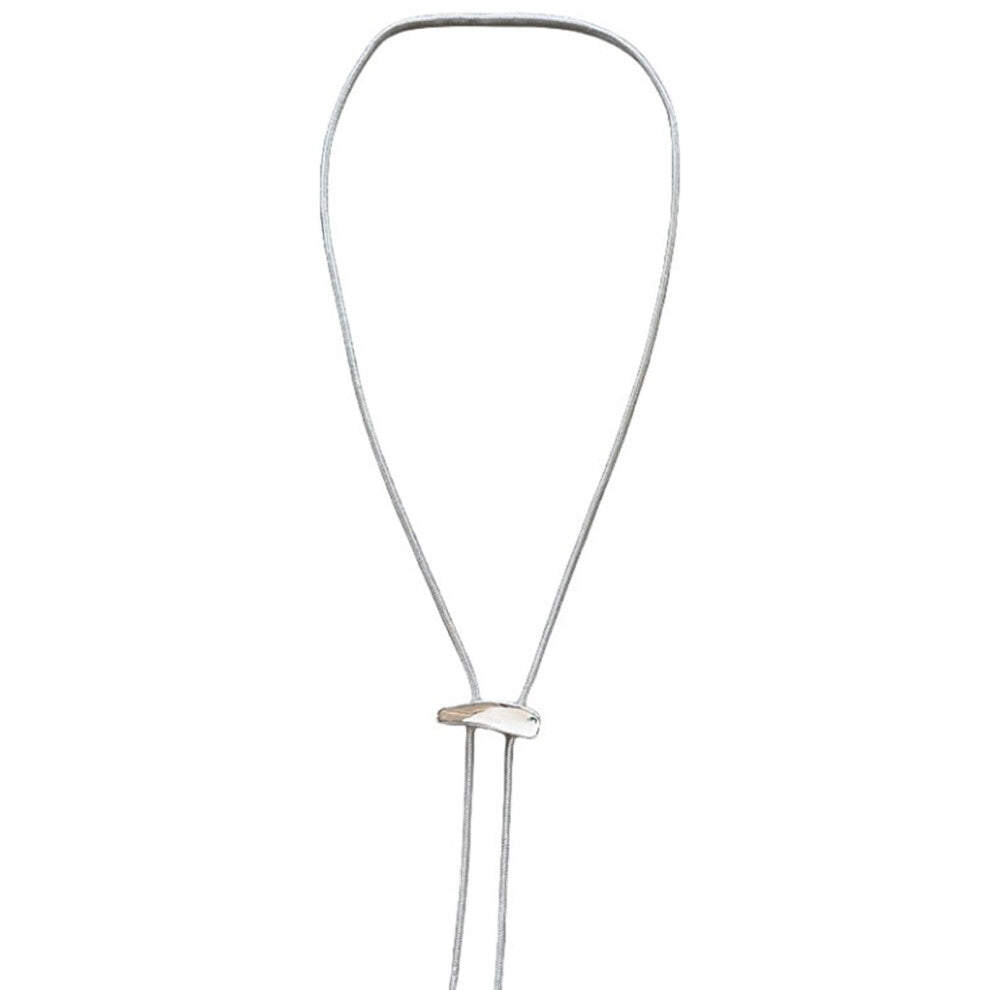 Unique Pull Chain Necklace Multifuntional Pendant-Silver