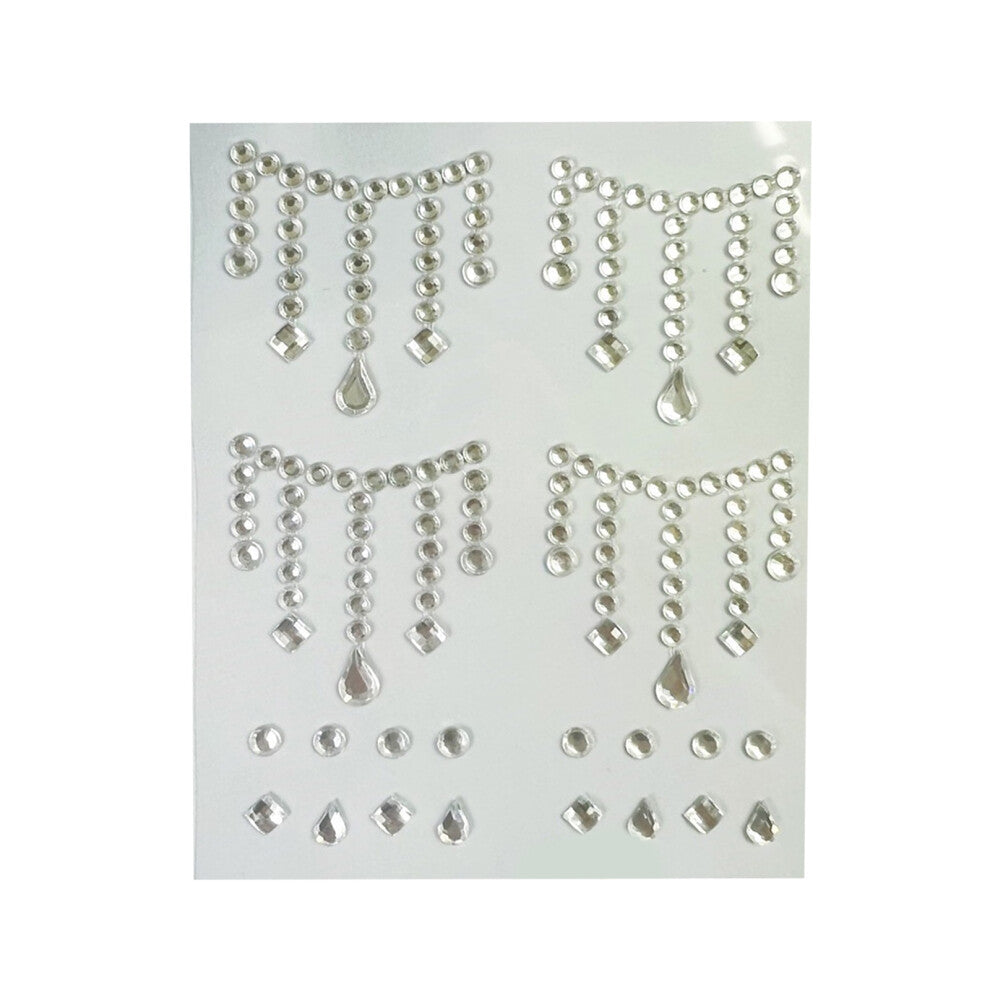 Self Adhesive Face Rhinestones Pearls-roller bead curtain